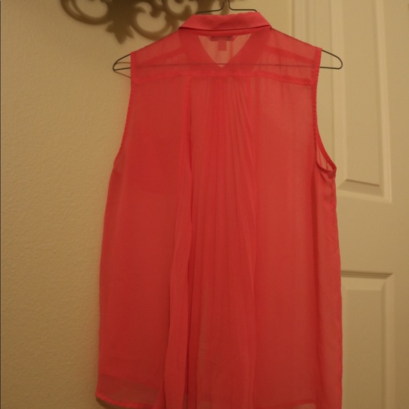 Highlighter Pink Sleeveless Top - Picture 3 of 5